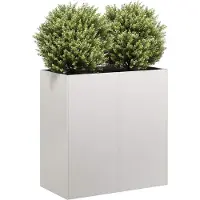 Prolenta Maison Exclusive - Jardinière 80x40x80 cm, en acier inoxydable