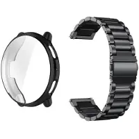 StarTech.com Bracelet pour montre connectée - Active 2 - Acier inoxydable - Fermeture métallique - Noir