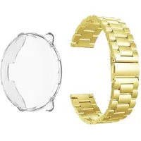 StarTech.com Bracelet pour montre connectée - Active 2 - Acier inoxydable - Fermeture métallique - Plaqué or