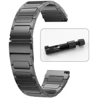 StarTech.com Bracelet en métal pour montre connectée - Modèle Watch 5, 46 mm - Acier inoxydable - Boucle déployante - Unisexe - Noir