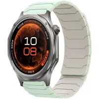 StarTech.com Bracelet pour montre connectée - Compatible avec OPPO Watch S - 20/22 mm - En silicone - Fermeture magnétique - 20 cm - Respirant - Couleur : Vert menthe clair (Starlight)