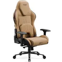 Diablo Chairs Chaise Diablo X.One Prime Gaming, chaise de bureau et chaise de travail avec fonction de refroidissement, taille standard, couleur marron camel