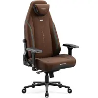 Diablo Chairs Fauteuil Diablo X.Eye Prime Gaming avec fonction de refroidissement, fauteuil de bureau, fauteuil de travail, capacité de charge jusqu'à 140 kg, taille standard, couleur marron cannelle