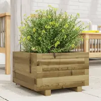 Prolenta Maison Exclusive - Jardinière 40x40x26,5 cm, en bois de pin traité