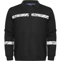 Projob - Pull à capuche en molleton pour hommes, manches longues, modèle ET914 (3XL) (noir)
