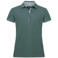 Cutter & Buck - Polo "Advantage Premium" pour femmes, mélange de coton ET154 (Taille S) (Vert sapin)