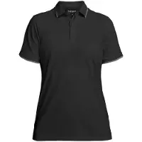 Tenson - Polo pour femmes "Txlite", à séchage rapide, modèle ET597 (Taille M), couleur noire
