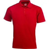 Cutter & Buck - Polo pour hommes "Kelowna", modèle ET574 (taille XXL), couleur rouge