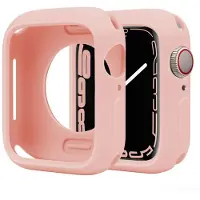 StarTech.com Étui de montre connectée - Protection antichoc - Caoutchouc souple - 45 mm - Rose vintage