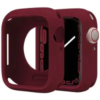StarTech.com Coque de protection pour Apple Watch - Étui en TPU souple - Protection contre les chocs - Pour modèles 42/44 mm - Couleur : Bordeaux