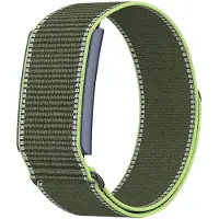 StarTech.com Bracelet pour montre connectée Amazfit Helio - Nylon - Unisexe - Protection complète - Fermeture velcro - Réglable - Vert