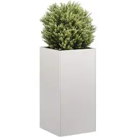 Prolenta Maison Exclusive - Jardinière 40x40x80 cm, en acier inoxydable