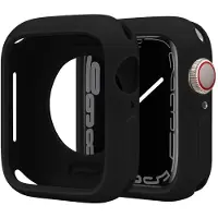 StarTech.com Étui de protection pour montre connectée - Bumper résistant aux chocs - Caoutchouc souple - 45 mm - Noir