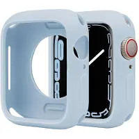 StarTech.com Étui de montre connectée - Protection anti-choc - Tissu TPU souple - Caoutchouc - Modèle 10, 42 mm - Bleu ciel