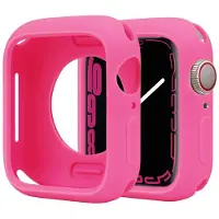 StarTech.com Coque de protection pour Apple Watch - Bumper résistant aux chocs - En caoutchouc - 38/40 mm - Rose Barbie