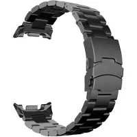 StarTech.com Bracelet en acier inoxydable - Montre connectée 8 44 mm - Bracelet métallique - Fermeture à boucle - Noir