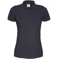 Cottover - Polo pour femmes, tissu piqué ET637 (taille XXL) (bleu marine)