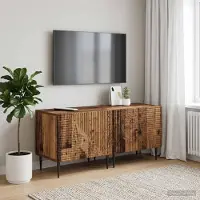 Prolenta Maison Exclusive - Meuble TV en bois massif et panneaux de particules