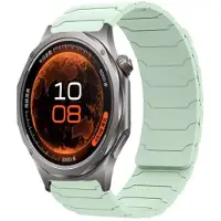 StarTech.com Bracelet en silicone magnétique pour montre connectée - Modèles X3/X2/X - Largeur 20/22 mm - Respirant - Fermeture magnétique - Longueur 20 cm - Vert menthe clair