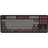 Fury Clavier de jeu Kanabo K6, disposition américaine, RGB, magnétique, noir et gris