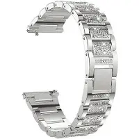 StarTech.com Bracelet pour montre connectée - Bracelet en acier inoxydable - 20 mm - Fermeture métallique - Argenté