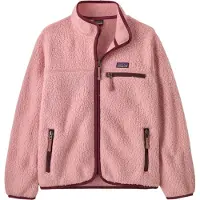 Patagonia - Polaire zippée en Polartec&reg; - K's Retro Pile Jkt Fuzzy Mauve - Taille Enfant 156 - Violet
