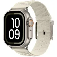 StarTech.com Bracelet pour montre connectée - Série 10, 46 mm - Nylon - Boucle métallique - Starlight