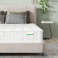 OEM Matelas en mousse 150 x 190 cm, fermeté moyenne, blanc