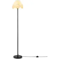 Costway , lampe sur pied de 25x159 cm, lampe moderne avec abat-jour en tissu