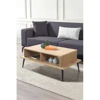 Skye Decor , table gigogne de haute qualité (3 pièces), finition chêne saphir, 100 cm | 100% mélaminé