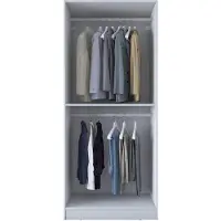 Skye Decor , Armoire de haute qualité (code parental) - Blanche, 90 x 210 x 57,5 cm, qualité E1