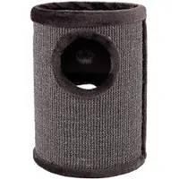Markenlos Arbre à chat pour chats - Colonne griffoir pour chats lourds - Gris