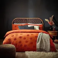 OEM Ensemble de literie en polyester, couleur orange, pour une personne