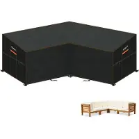 OEM Banc de jardin en forme de L – Résistant à l'eau et au vent – 220 x 220 x 87 cm – Protection pour mobilier de jardin