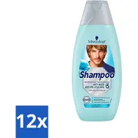 Schwarzkopf - Shampooing anti-pelliculaire - Anti-pelliculaire & anti-démangeaisons - 400 ml - Pack avantage - 12 pièces