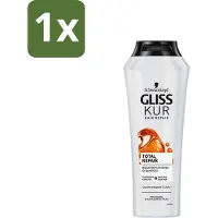 Schwarzkopf Gliss Kur - Shampooing - Femme - Hydratant - 250 ml - 1 pièce