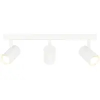 LEDVION Spot LED Plafond Blanc 3 spot douille GU10