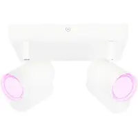 LEDVION Spot LED Plafond Smart Blanc 1 spot GU10 4.9W RGBWW