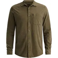 PME Legend Chemise 'Shirt with garment-dye wash and chest pocket' vert