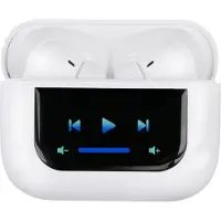 Grundig Casque sans fil Bluetooth 5.4 - Casque Bluetooth avec micro - In Ear Bluetooth avec suppression du bruit - Ecran tactile de chargement avec indicateur LED et câble de type C