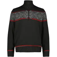 CMP Pull en maille à col zippé