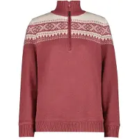 CMP Pull 1/2 zip en maille femme