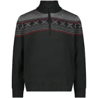 CMP Pull en tricot à col zippé