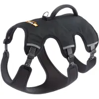 Ferplast Harnais Ergotrekking, noir pour chien - taille S : tour de poitrail 46 - 56 cm