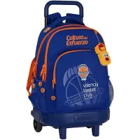 Safta Valencia Basket Grand Chariot Compact Sac à Dos à Roulettes Amovible 33l