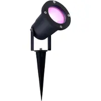 LEDVION LED Extérieur Spot IP65 4,9W GU10 CCT RGB dimmable piquet