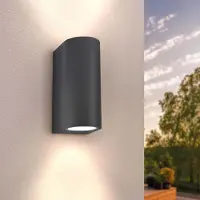 LEDVION Applique murale LED 3W blanc chaud GU10 IP54 non dimmable ronde