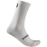 Castelli Hommes, Chaussettes de sport, Scorpion Logo 20 Thermal Sock (36 - 39), Gris, Blanc