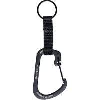 Niteize Unisexe, Porte-clés, Mousqueton pour clés Keyring Gr, Noir
