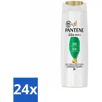 Pantene - Shampooing - Lisse & Soyeux - Nourrit et fortifie - Pour les cheveux crépus - 225 ml - Pack avantage - 24 pièces